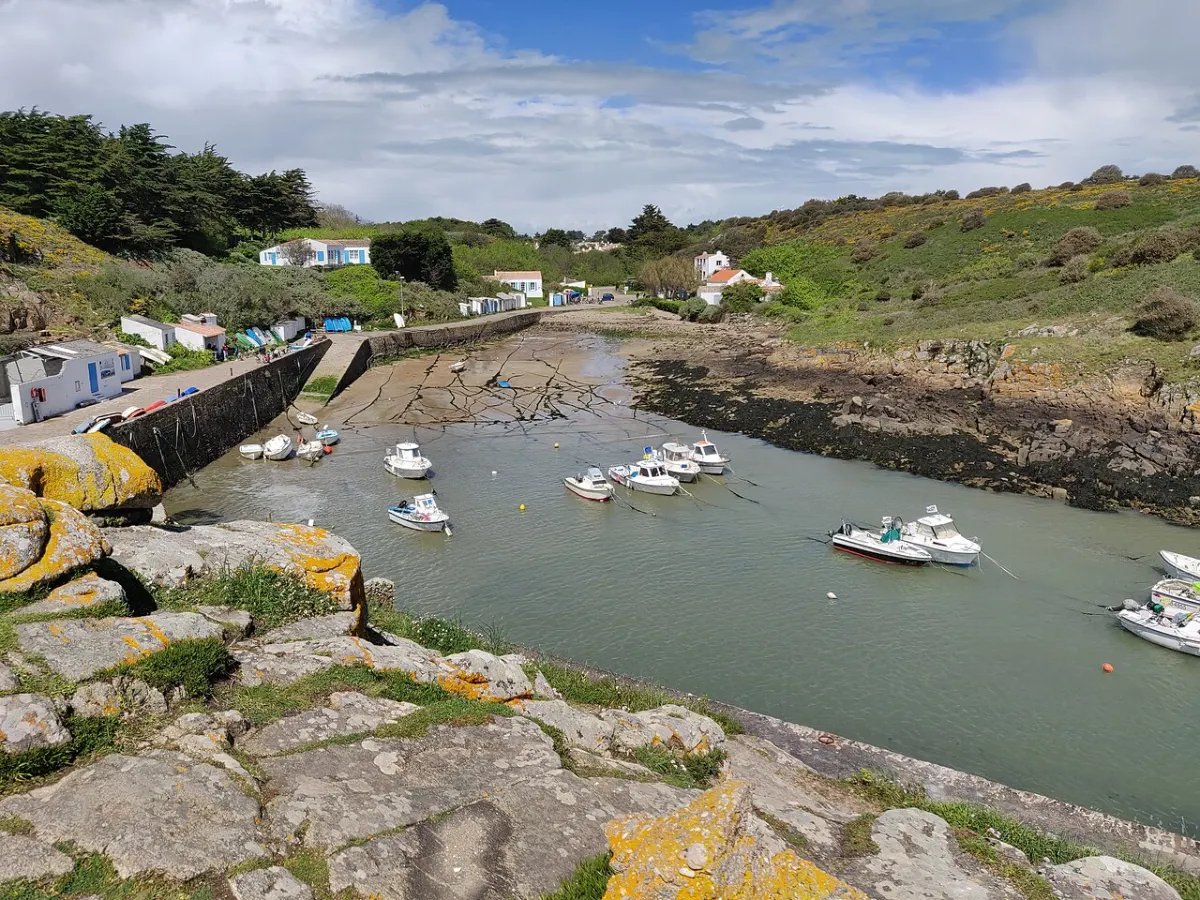 Le port de la Meule, petit port de pêche de l’Île d’Yeu