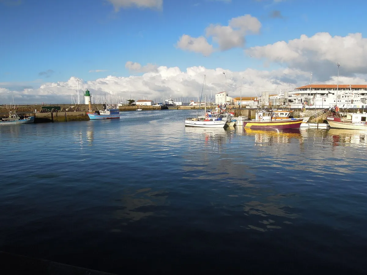 Vue du port de Port-Joinville à l’Île d’Yeu